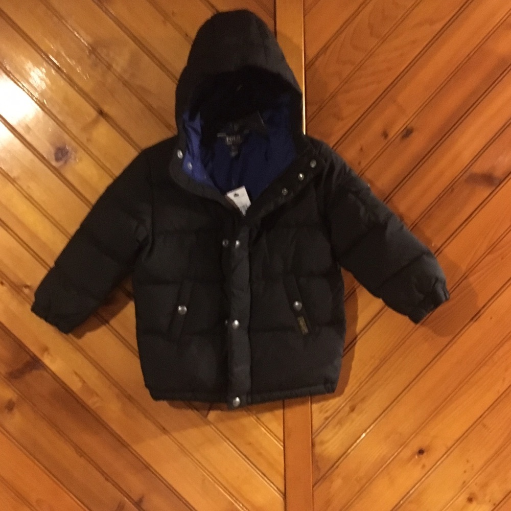 Toddler Ralph Lauren Quilted Down Coat.